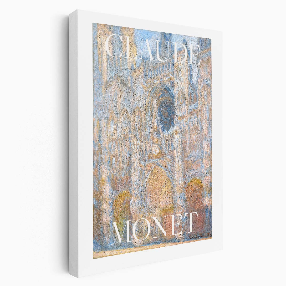 Claude Monet's Cour d'Albane Oil Painting Illustration Poster by Luxuriance Designs, made in USA