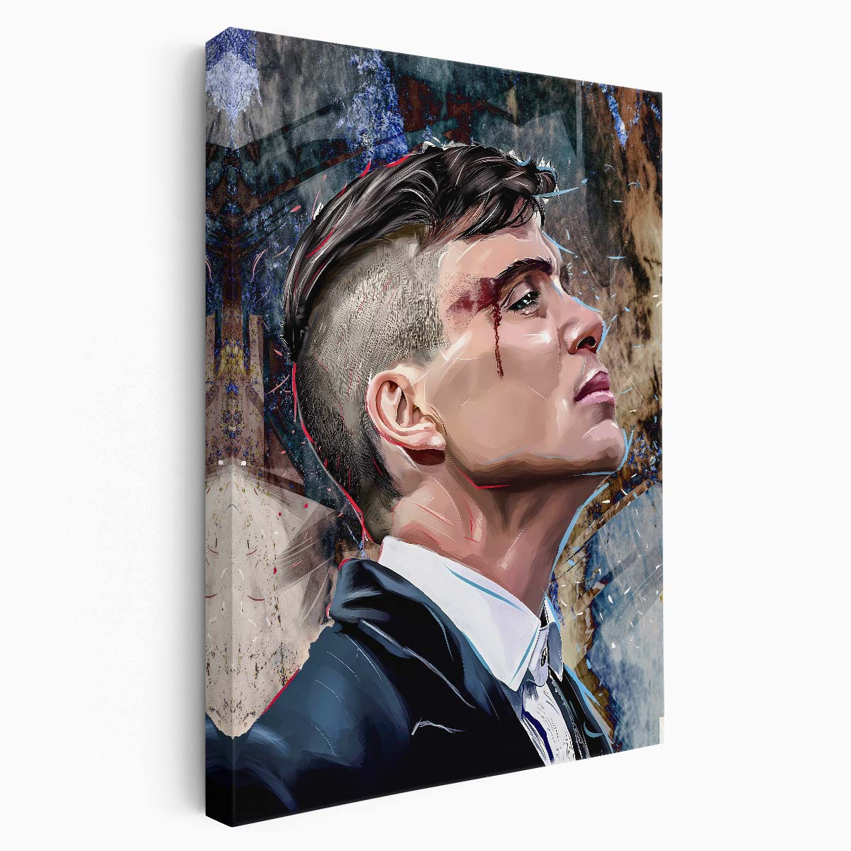 Thomas Shelby Portrait Wall Art by Luxuriance Designs. Made in USA.