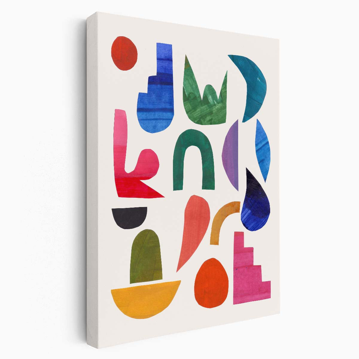 Colorful Geometric Abstract Illustration, Toy Box by Ejaaz Haniff by Luxuriance Designs, made in USA