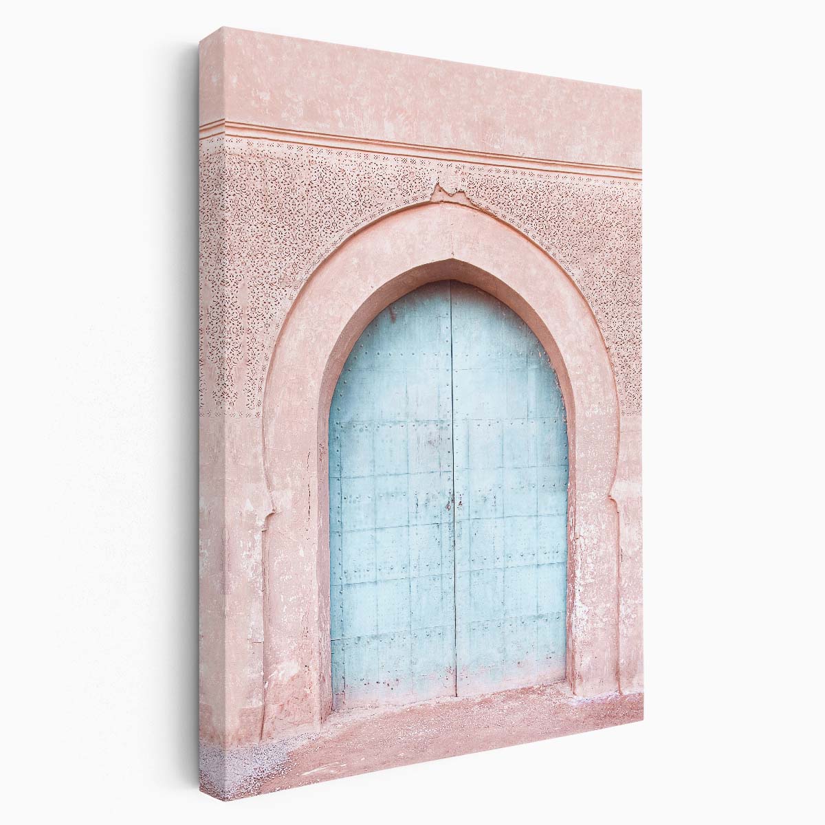 Turquoise Moroccan Door Photography Architecture & Cityscape Wall Art by Luxuriance Designs, made in USA