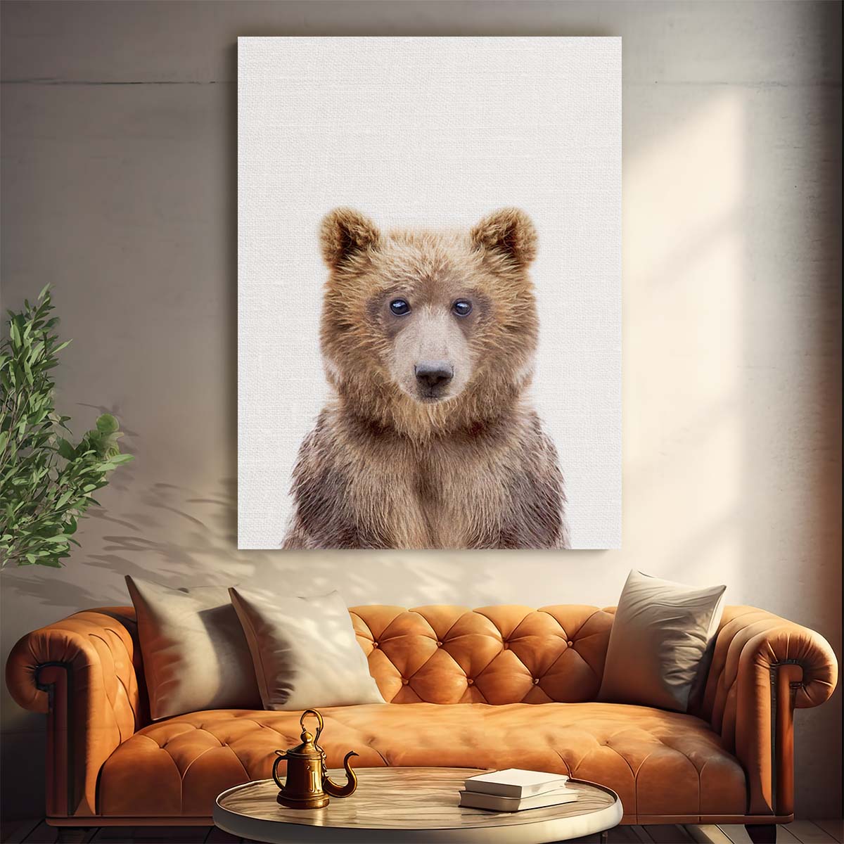 Baby Grizzly Bear Portrait - Kathrin Pienaar Wildlife Photography by Luxuriance Designs, made in USA