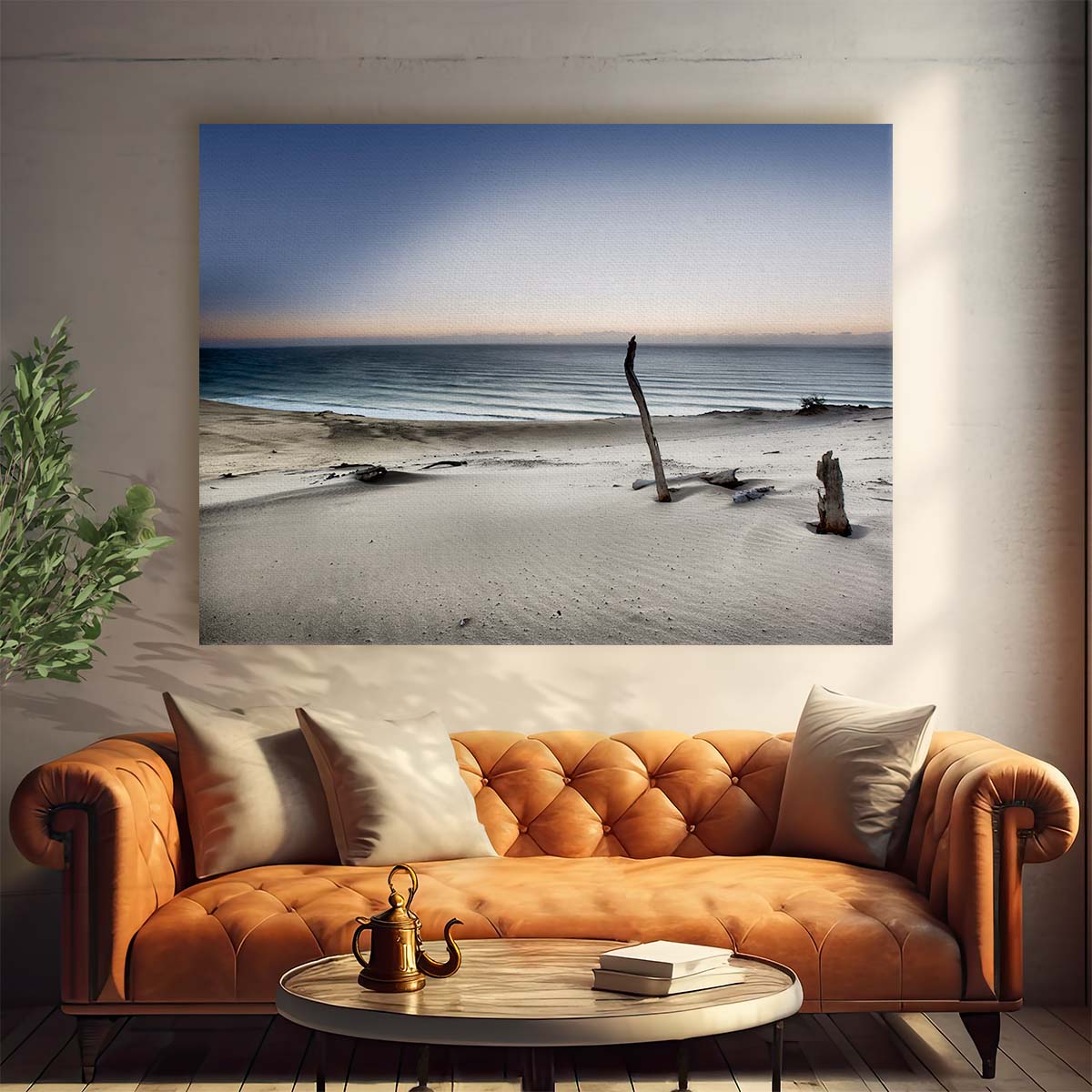 Coastal Decay Forgotten Seascape & Driftwood Wall Art by Luxuriance Designs. Made in USA.