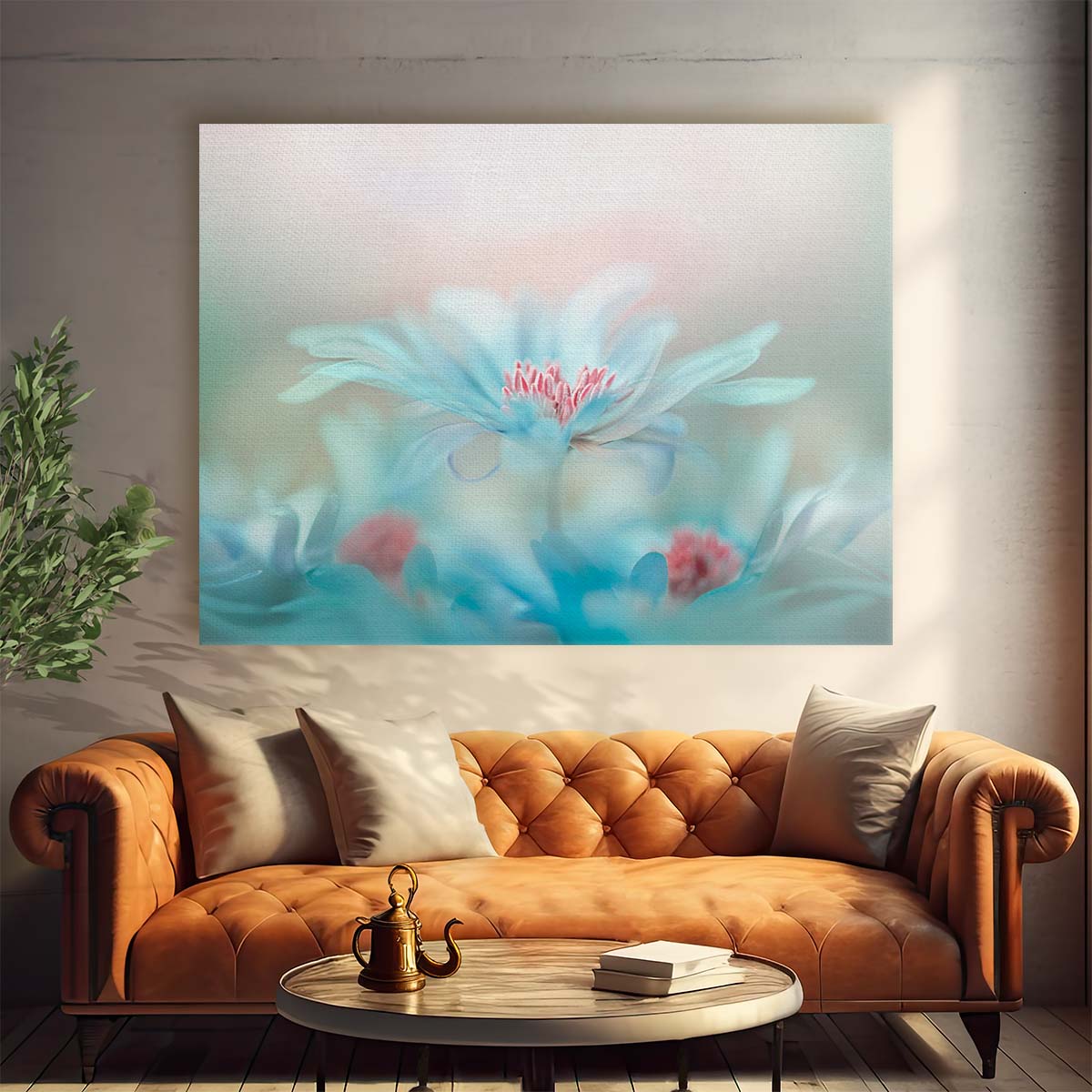 Romantic Spring Blossom Duo Macro Wall Art by Luxuriance Designs. Made in USA.