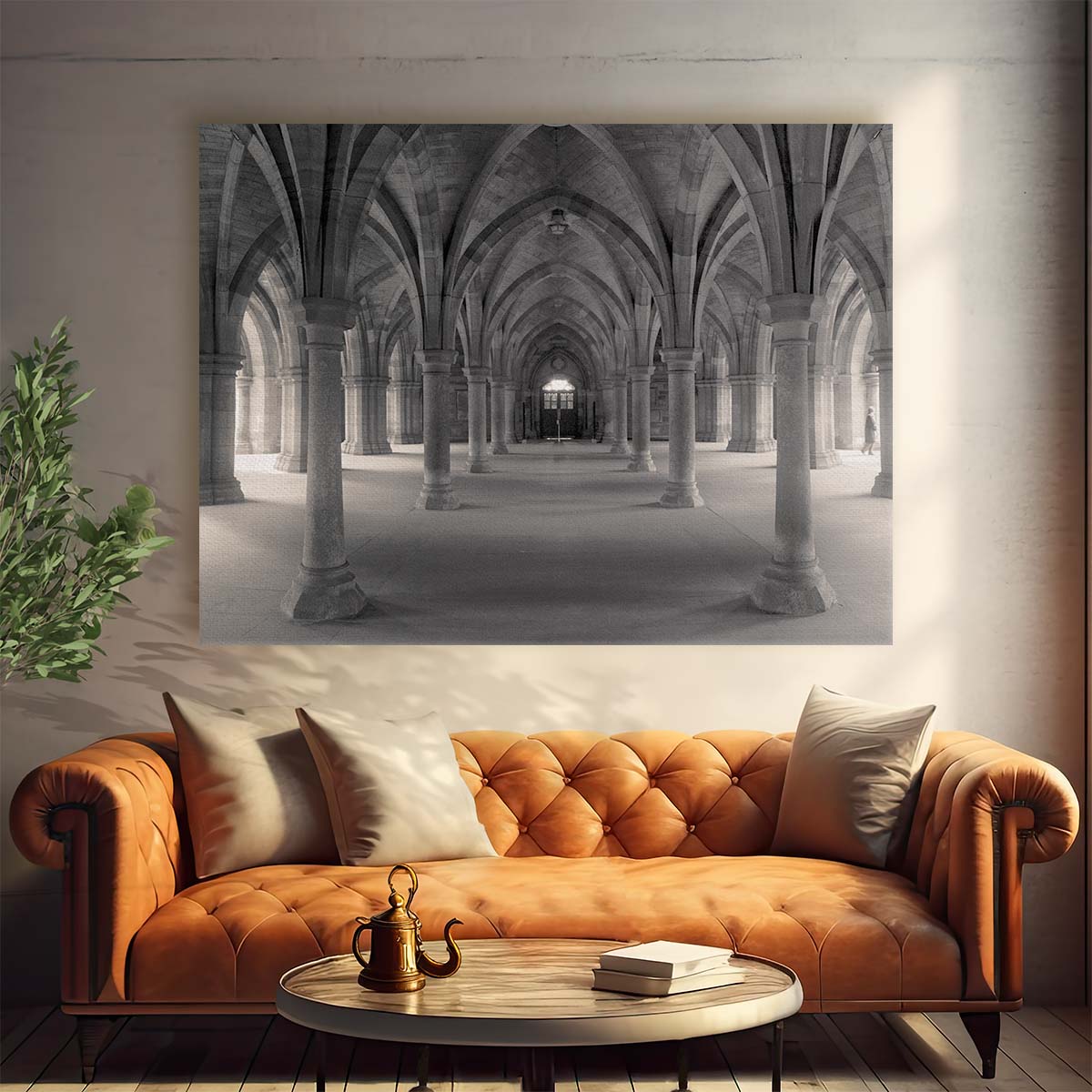 Glasgow University Historic Architecture Panorama Wall Art by Luxuriance Designs. Made in USA.