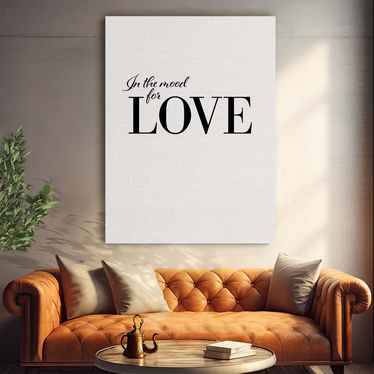 Romantic Love Quote Illustration Tender Valentine's Typography Art by Luxuriance Designs, made in USA