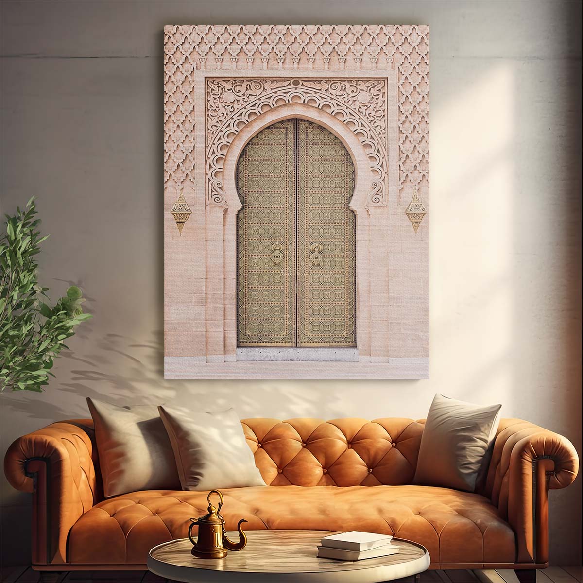 Moroccan Door Boho Architectural Photography - Kathrin Pienaar by Luxuriance Designs, made in USA