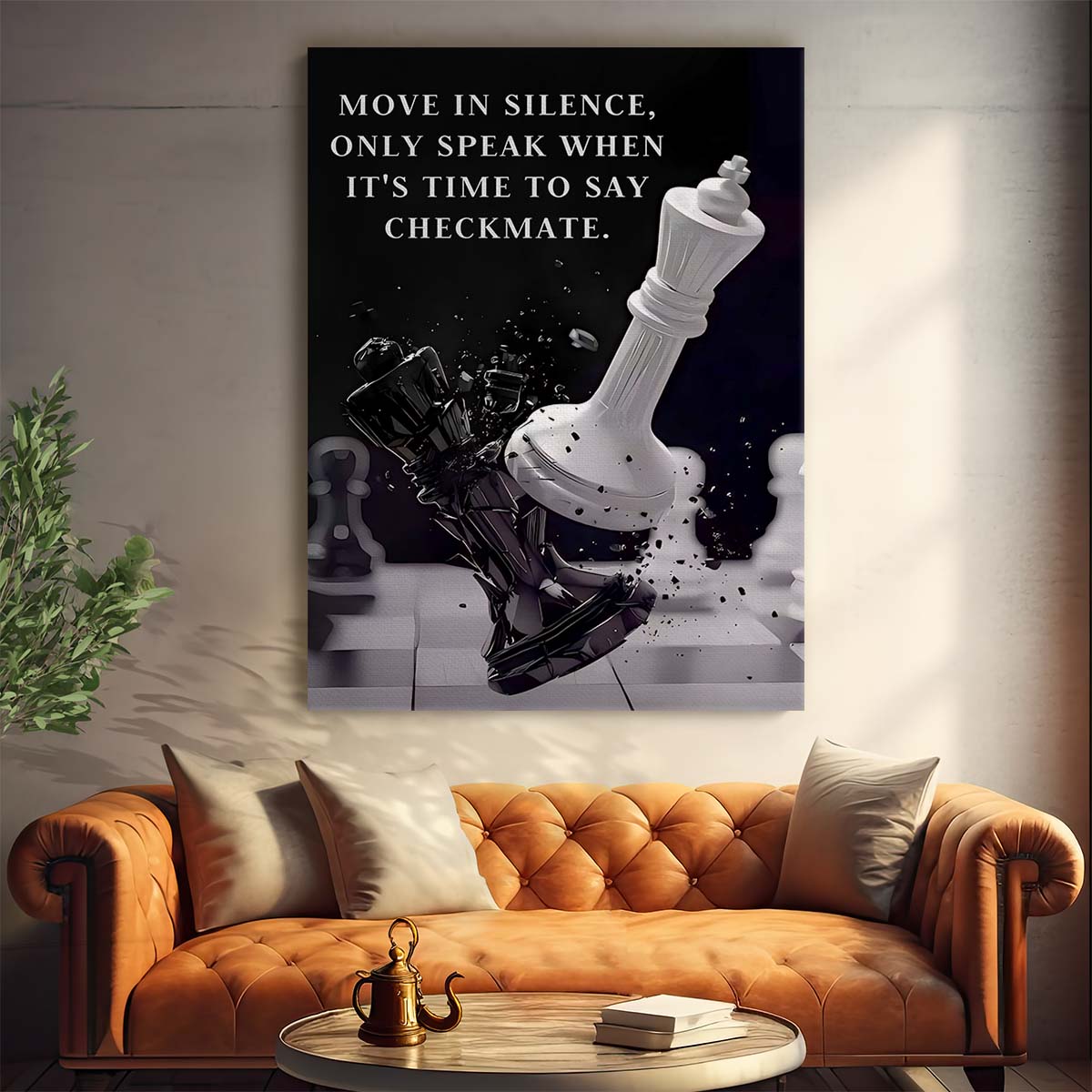 Move In Silence Wall Art by Luxuriance Designs. Made in USA.