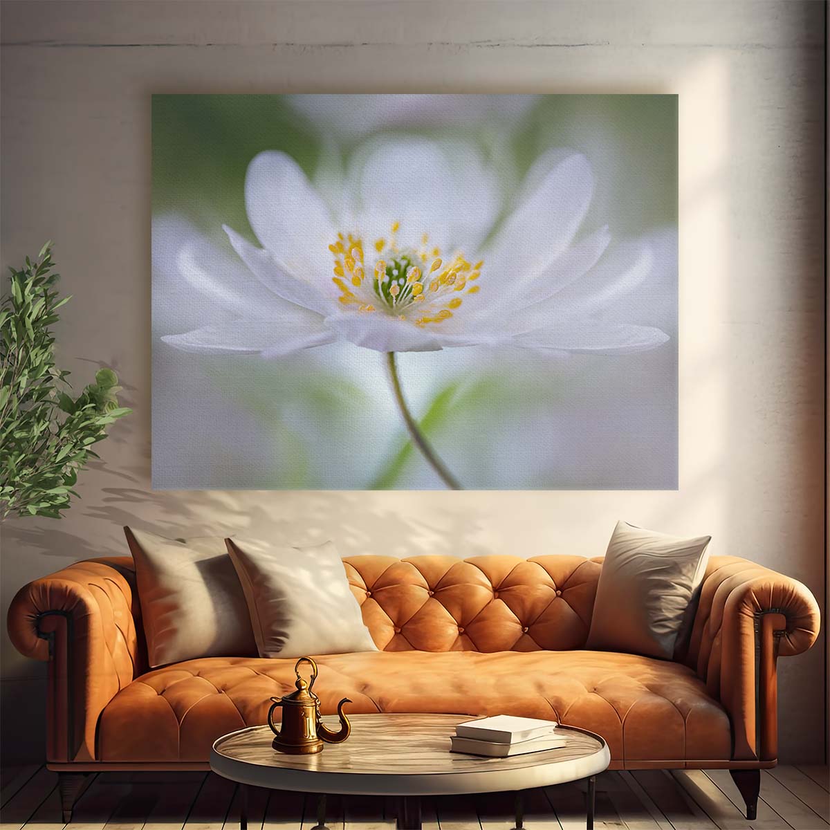 Soft Petals & Tender Flora Bokeh Wall Art by Luxuriance Designs. Made in USA.