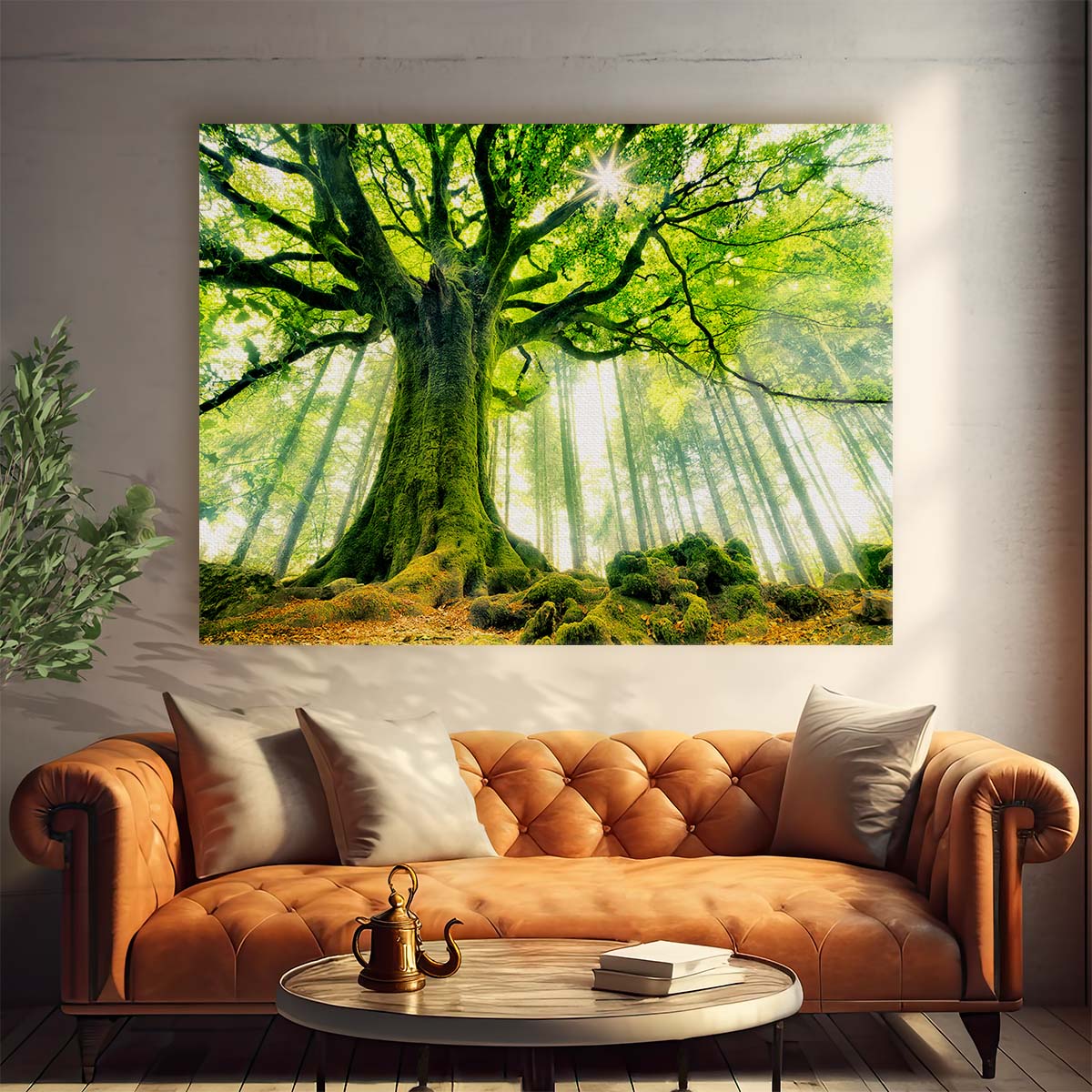 Surreal Ponthus' Beech Tree Magical Forest Landscape Photo Wall Art