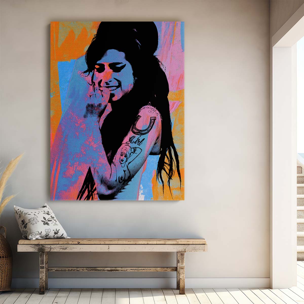 Amy Winehouse Portrait Wall Art by Luxuriance Designs. Made in USA.