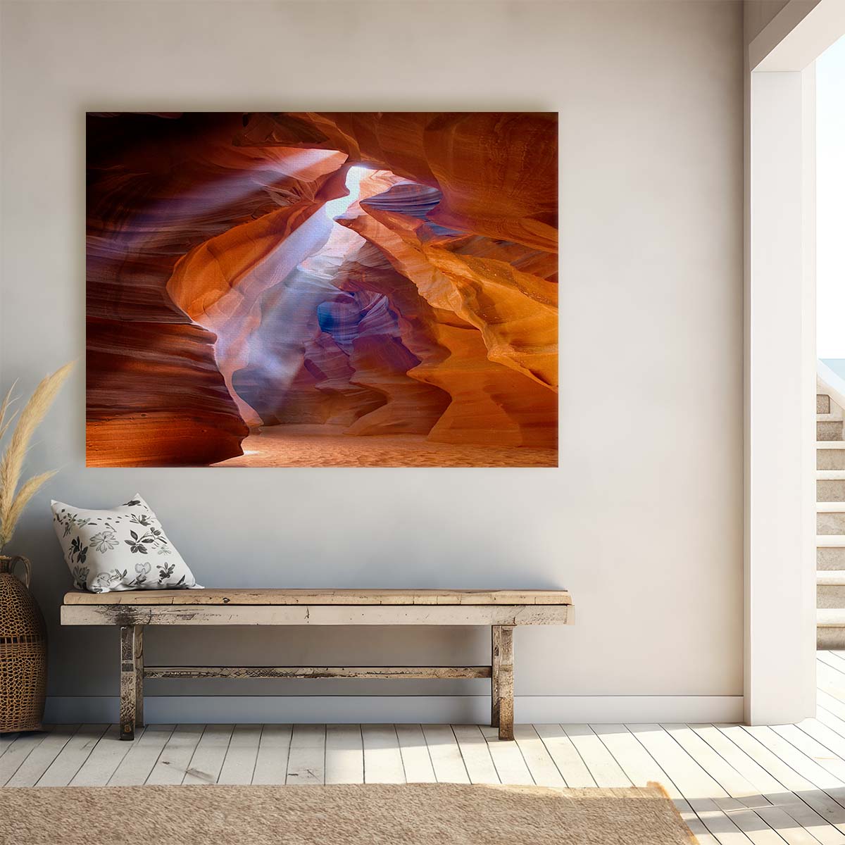 Antelope Canyon Arizona Iconic Sandstone Sunbeam Photography Wall Art