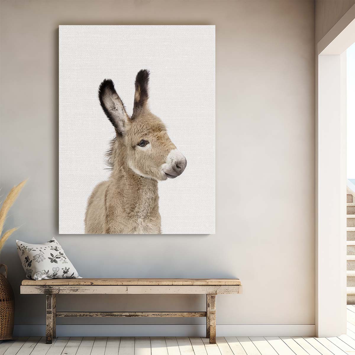 Baby Donkey Photography Art by Kathrin Pienaar by Luxuriance Designs, made in USA