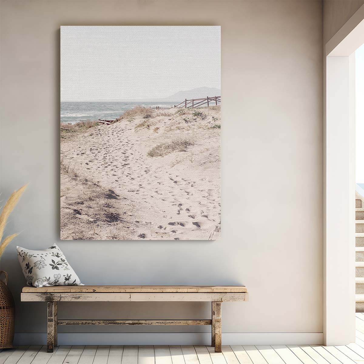 Coastal Beach Landscape Photography Seascape Shore Water Art by Luxuriance Designs, made in USA