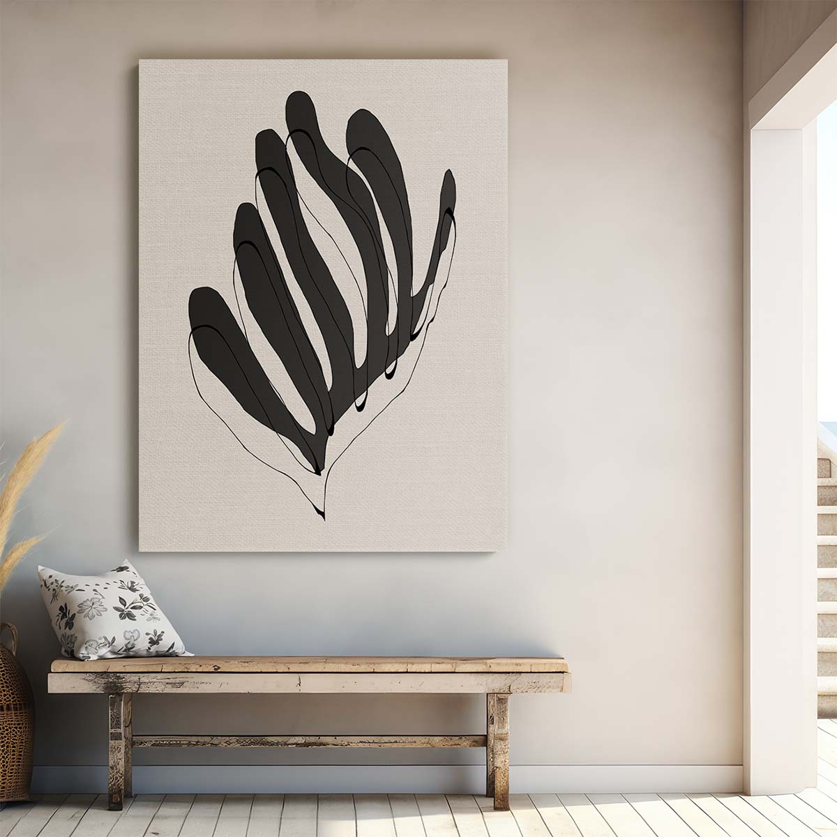 Minimalist Matisse-Inspired Floral Illustration by MIUUS Studio by Luxuriance Designs, made in USA