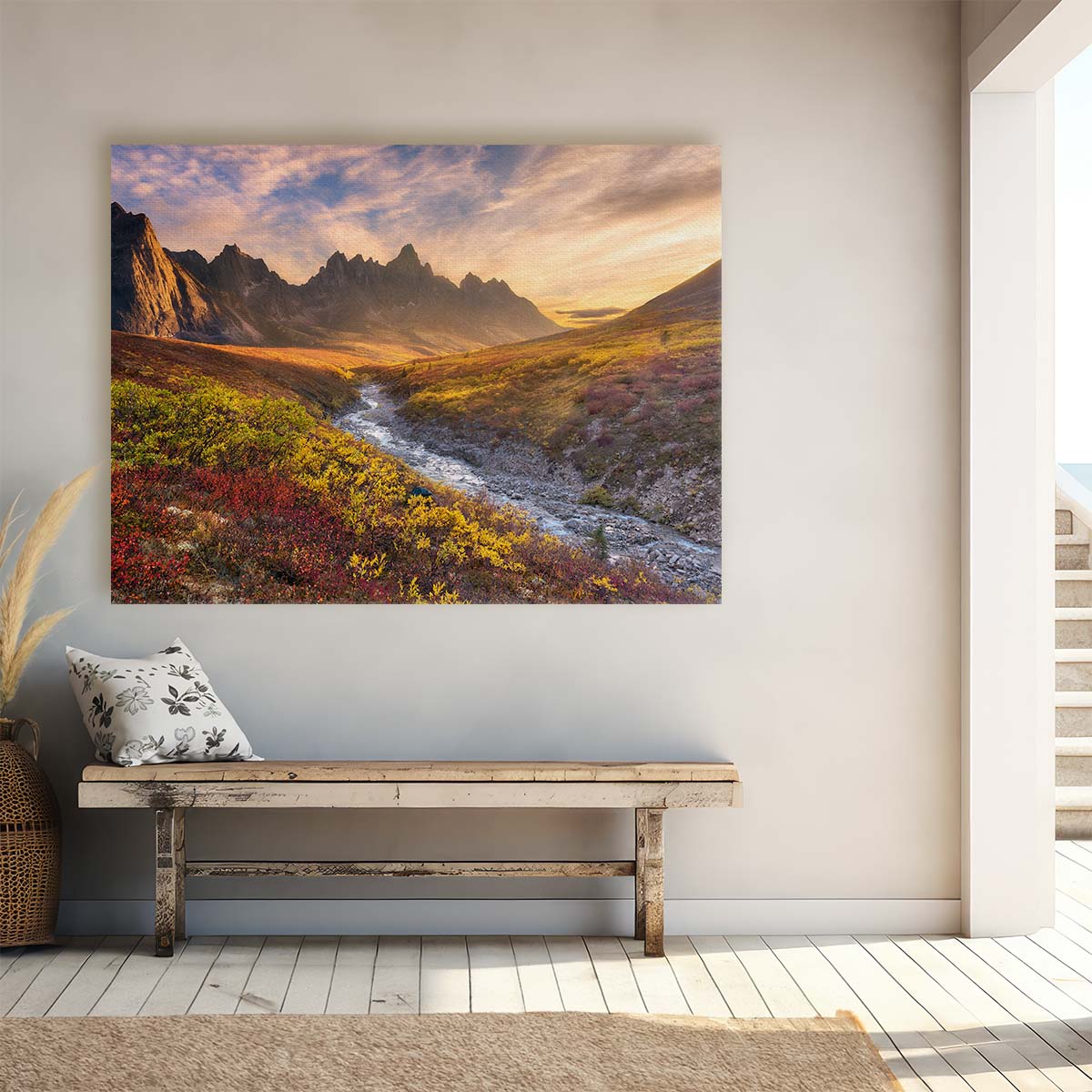 Autumn Ogilvie Mountain Sunset - Colorful Yukon Landscape Wall Art