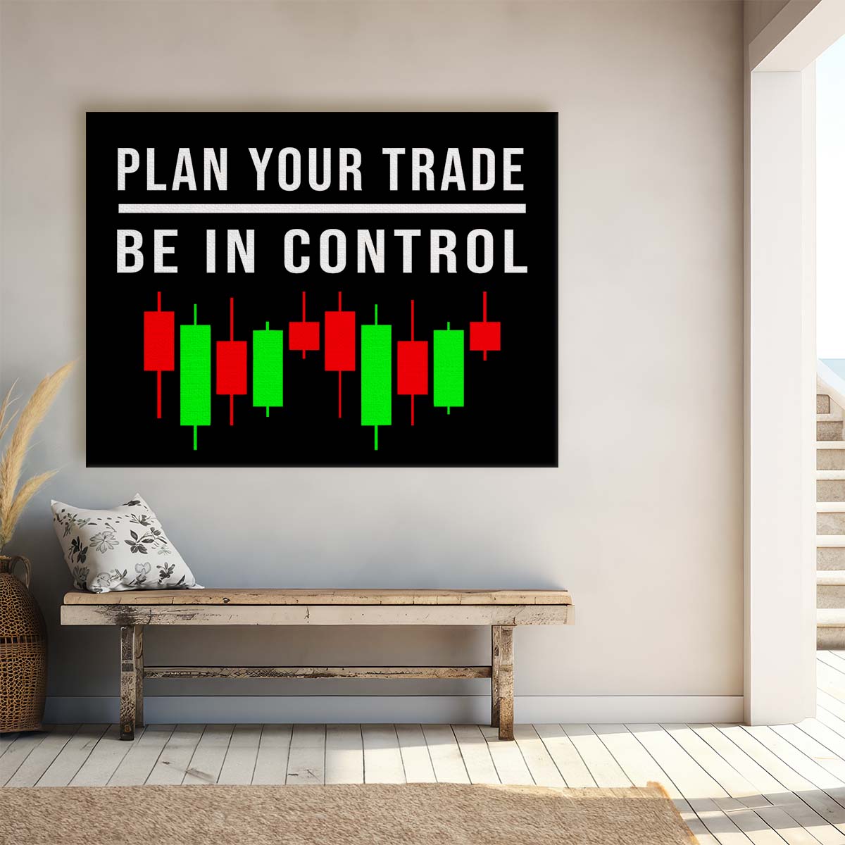 Plan Your Trade Wall Art by Luxuriance Designs. Made in USA.