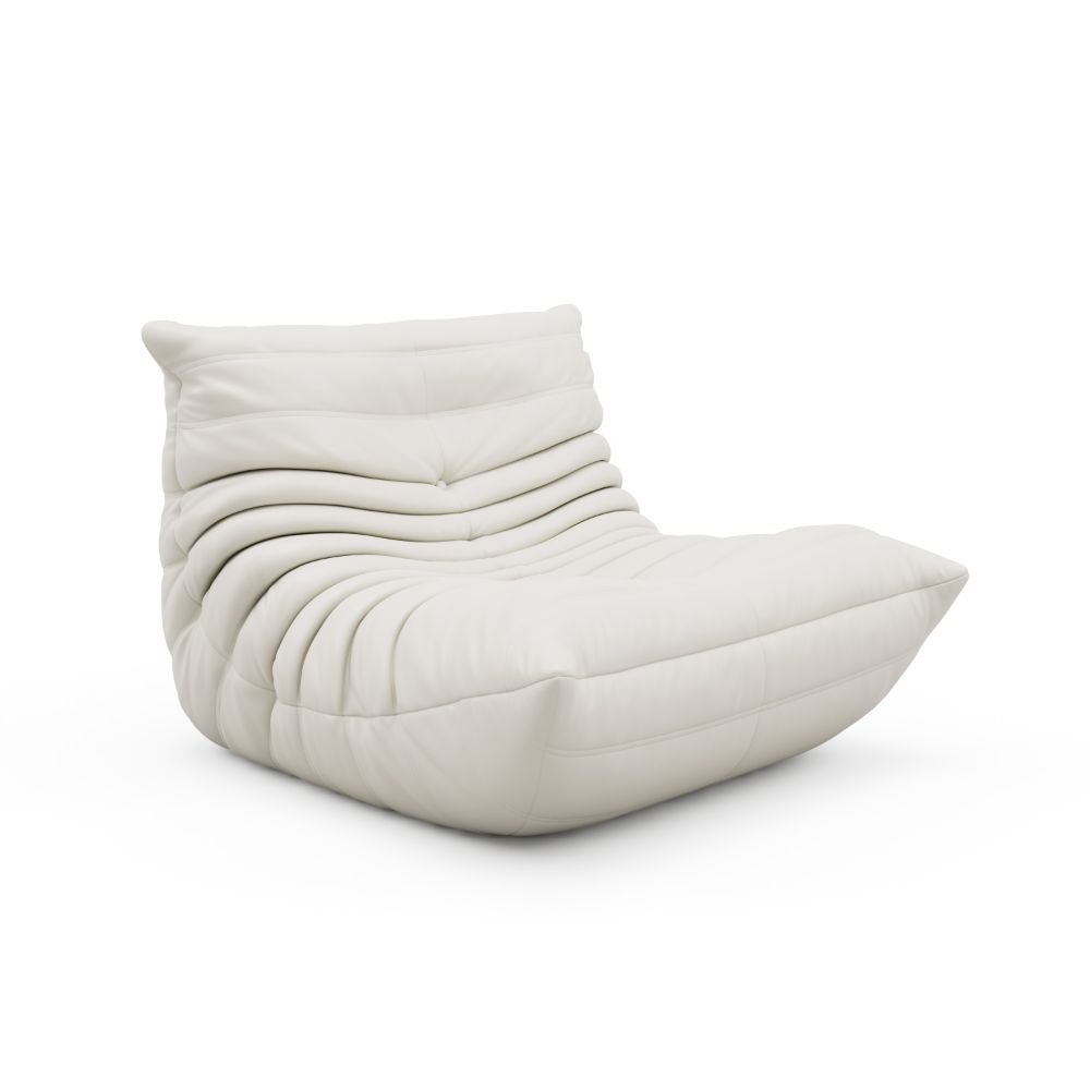 Luxuriance Designs - Ligne Roset Togo Sofa Replica by Michel Ducaroy - Microfiber Leather White - Review