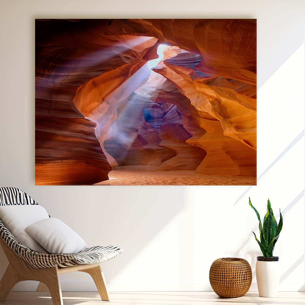 Antelope Canyon Arizona Iconic Sandstone Sunbeam Photography Wall Art