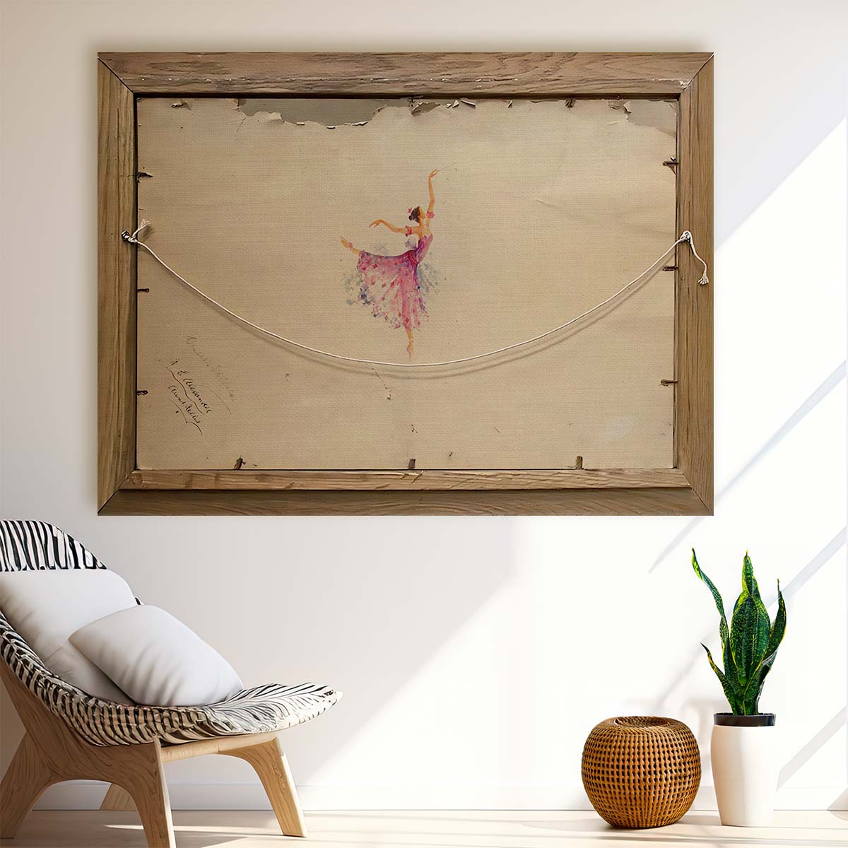 Banksy Ballerina Wall Art by Luxuriance Designs. Made in USA.