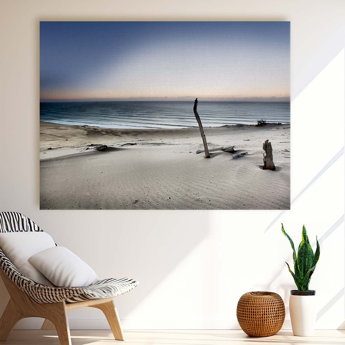 Coastal Decay Forgotten Seascape & Driftwood Wall Art by Luxuriance Designs. Made in USA.