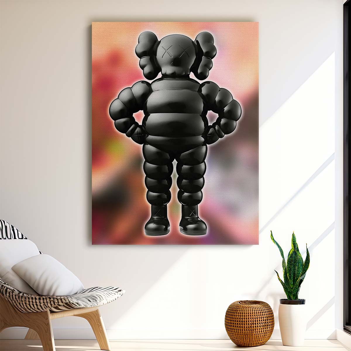 Fat Kaws Chum What Party Wall Art by Luxuriance Designs. Made in USA.