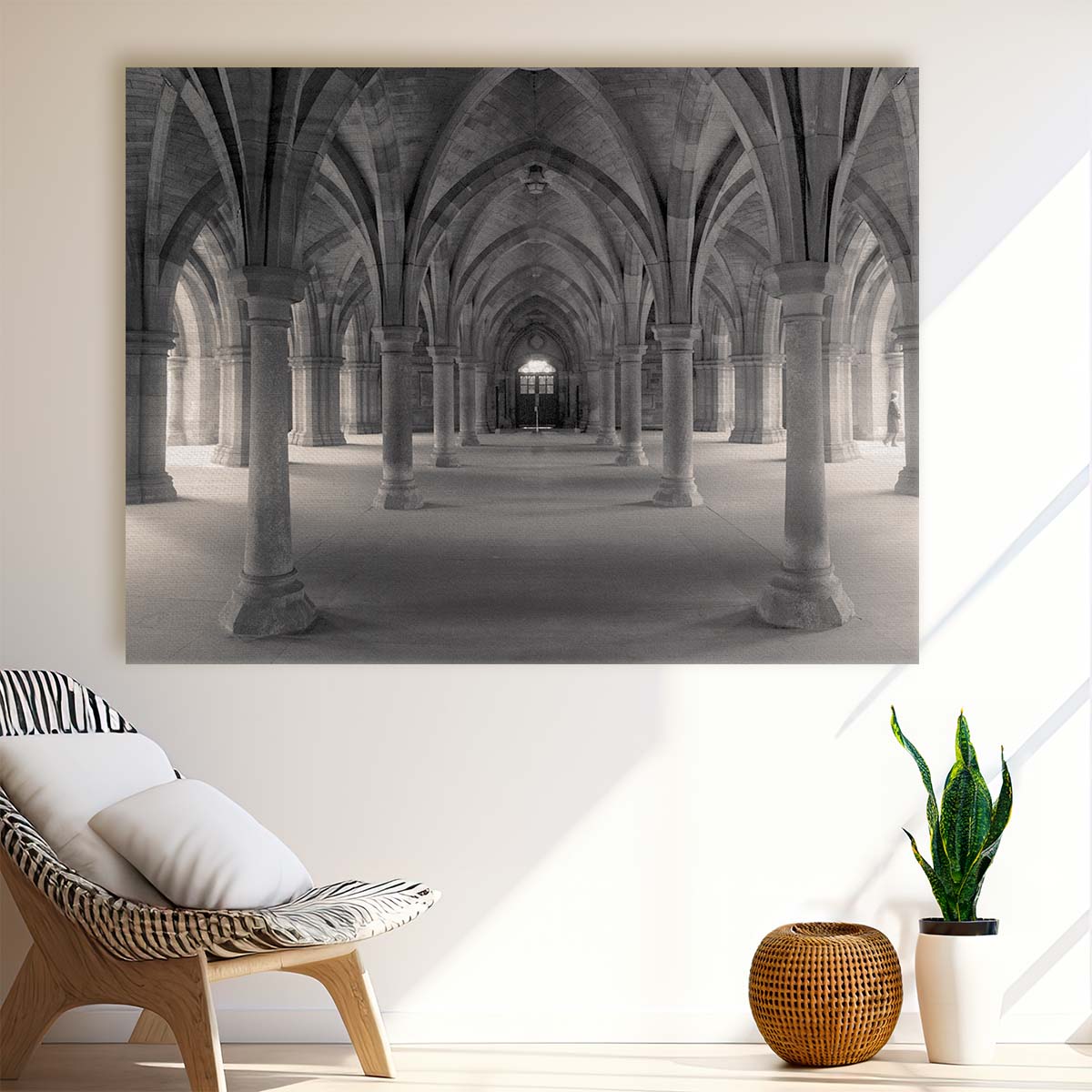Glasgow University Historic Architecture Panorama Wall Art by Luxuriance Designs. Made in USA.