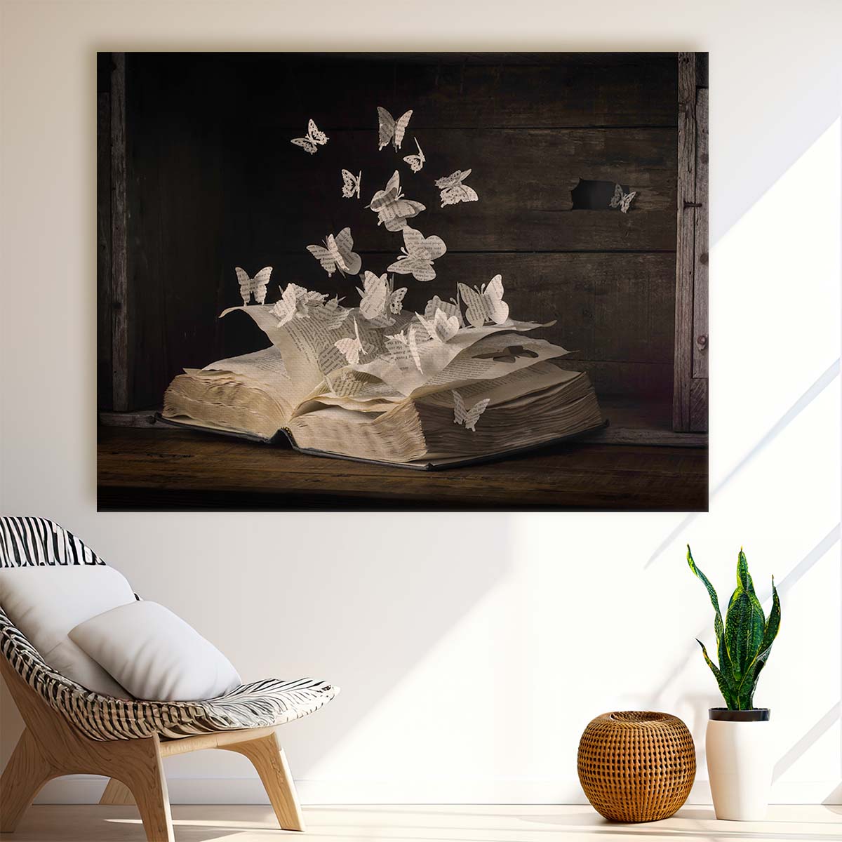 Surreal Butterfly Fantasy Origami Flight Photography Wall Art