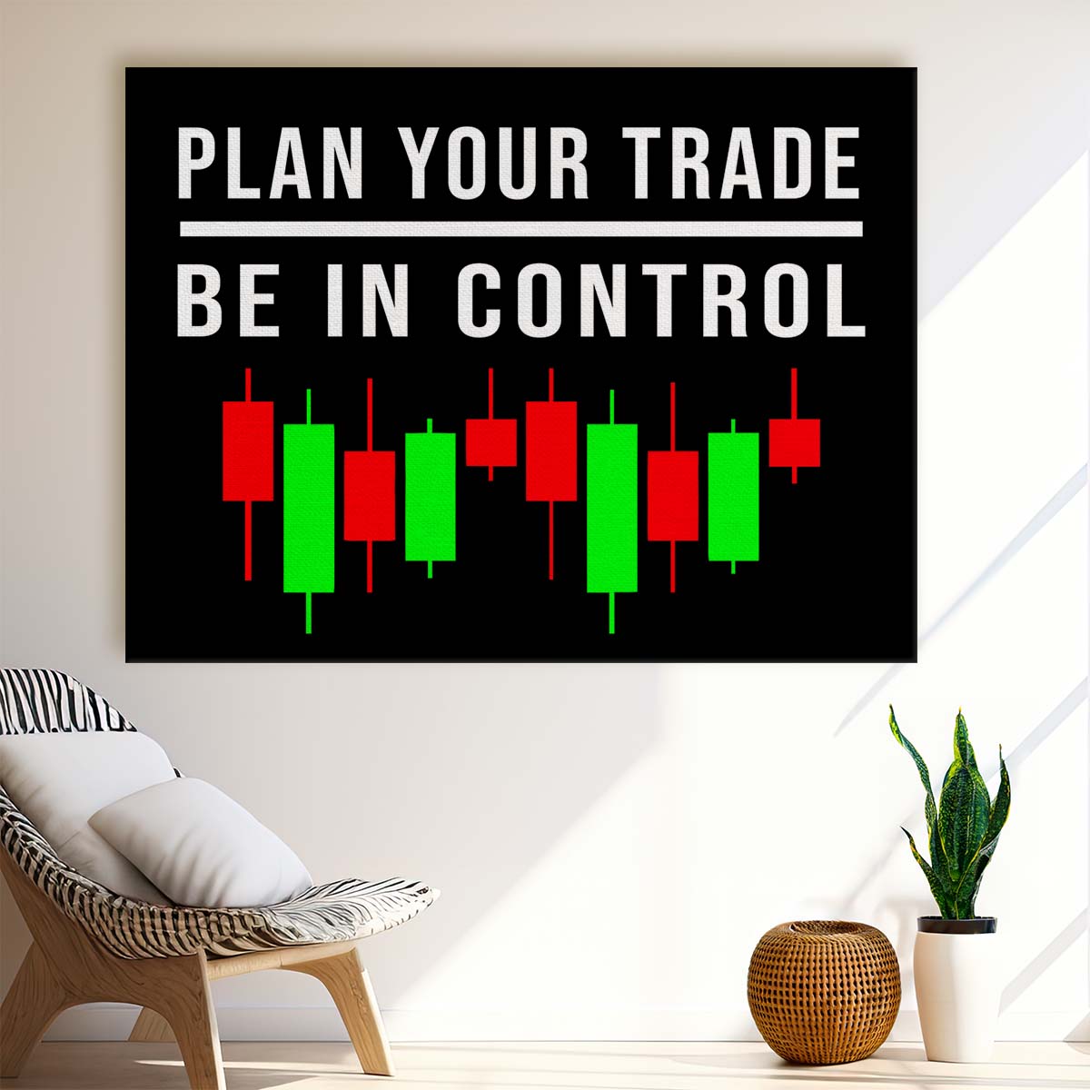 Plan Your Trade Wall Art by Luxuriance Designs. Made in USA.