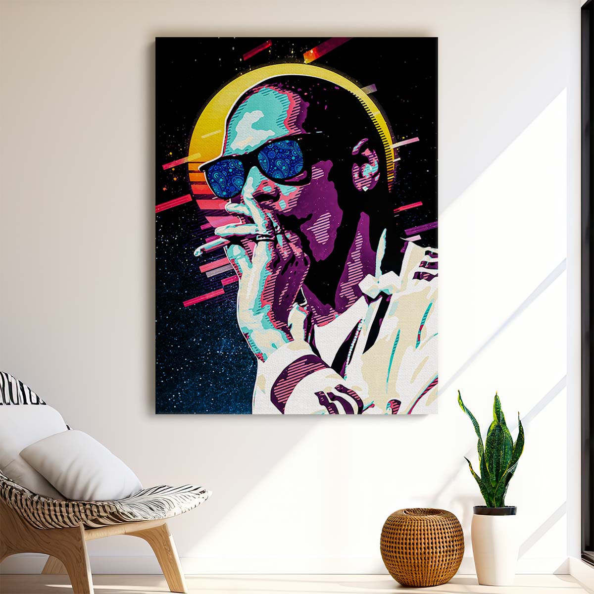 Snoop Dog Pop Wall Art by Luxuriance Designs. Made in USA.