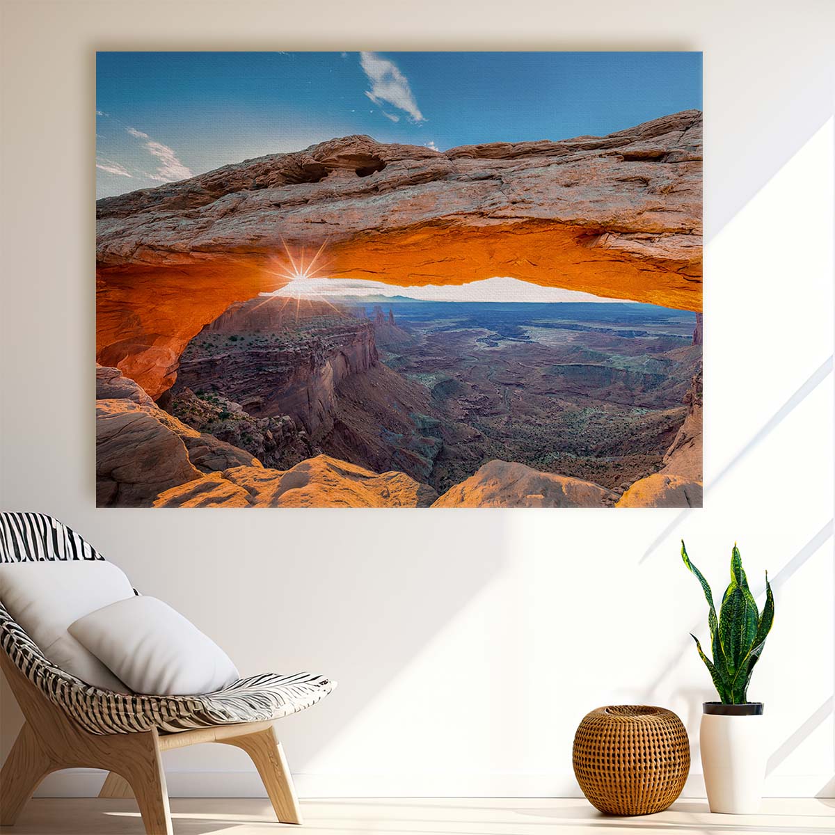 Mesa Arch Sunrise Iconic US National Park Landscape Wall Art