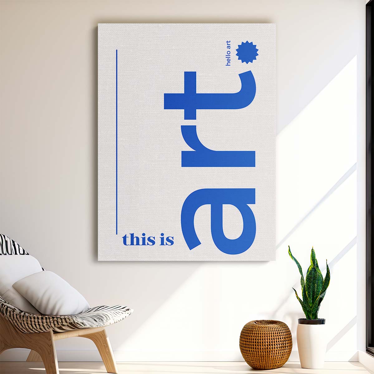 Inspirational Text Illustration Art Poster on Bright White Background by Luxuriance Designs, made in USA