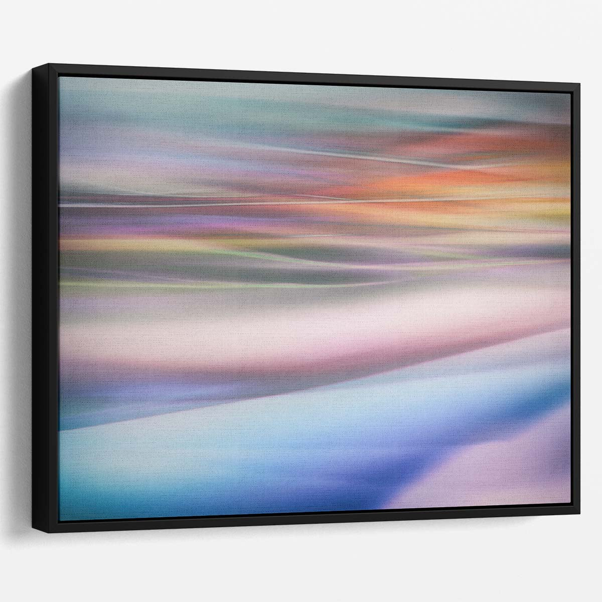 Colorful Pastel Seascape & Sunset Abstract Wall Art by Luxuriance Designs. Made in USA.