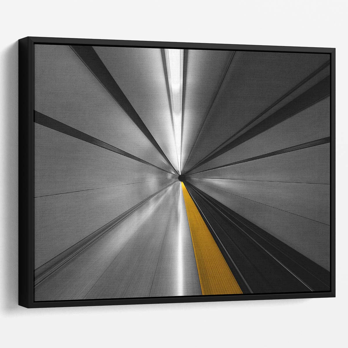 Toronto Subway Speed Lines Abstract Wall Art by Luxuriance Designs. Made in USA.