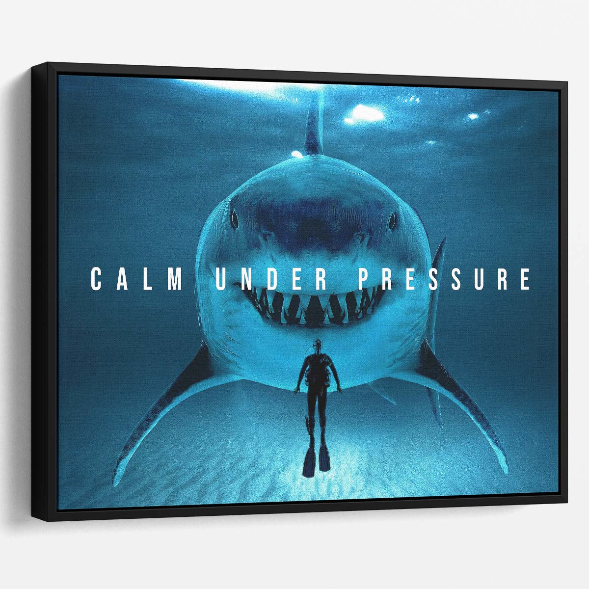 Calm Under Pressure Wall Art by Luxuriance Designs. Made in USA.