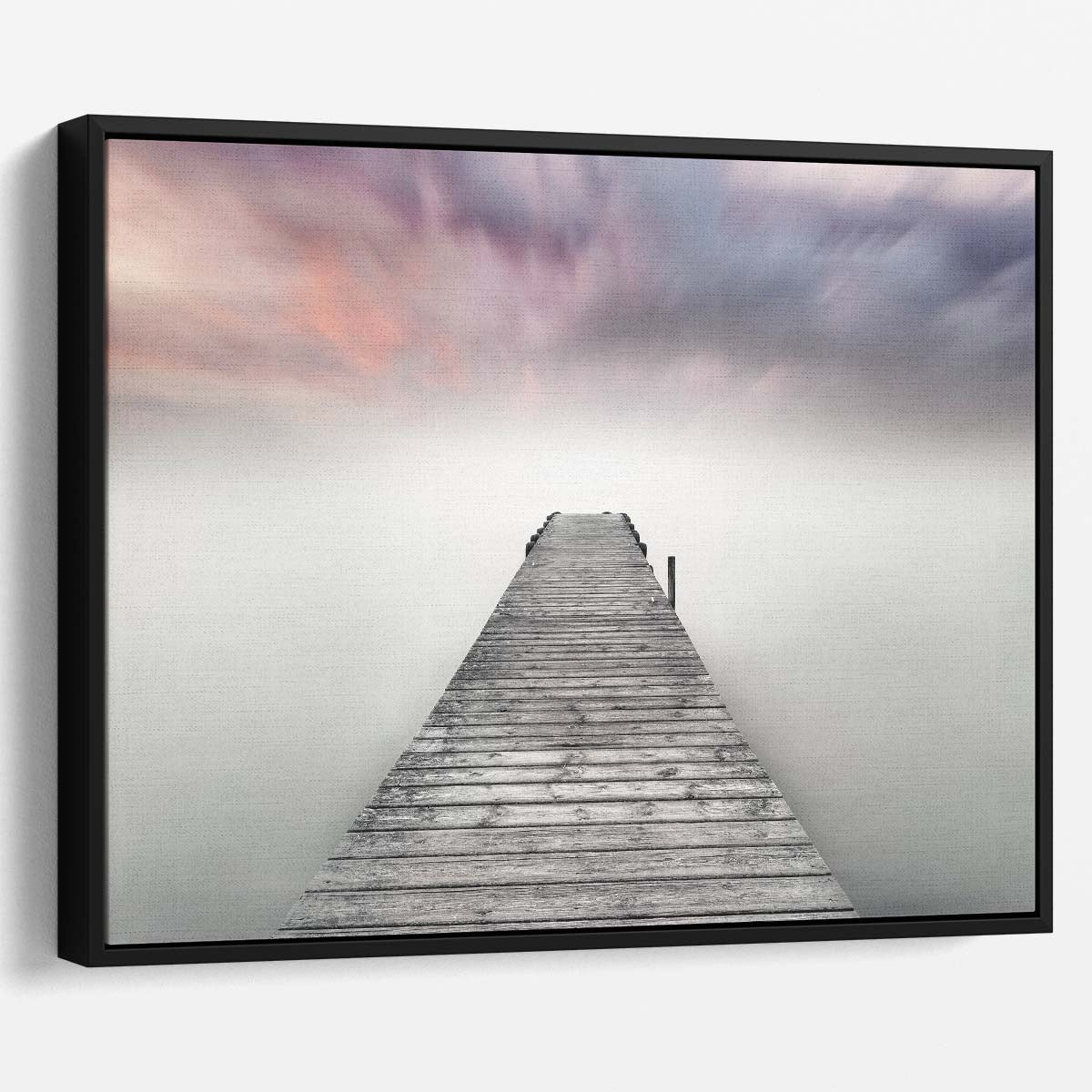 Misty Albufera Sunset Dreamy Long Exposure Seascape Wall Art