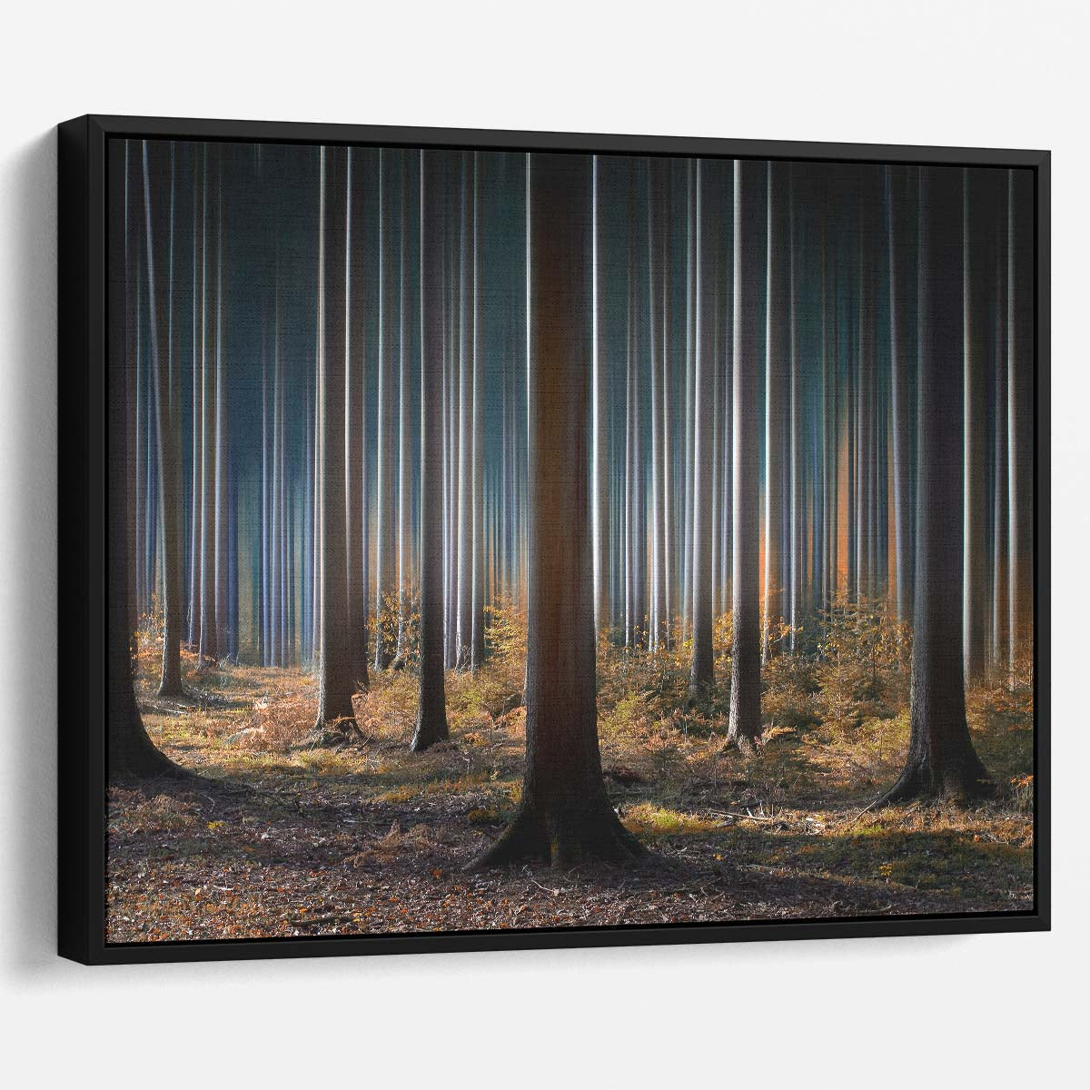 Mystical Sachsenwald Forest Path Autumn Wall Art by Luxuriance Designs. Made in USA.