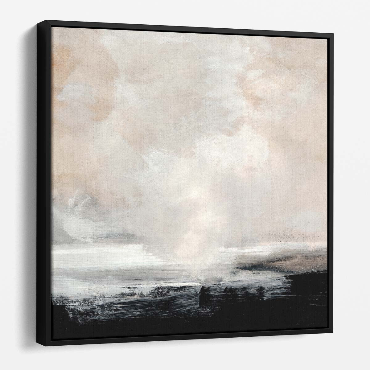 Contemporary Sky & Clouds Abstract Illustration Modern Minimalist Wall Art by Luxuriance Designs. Made in USA.