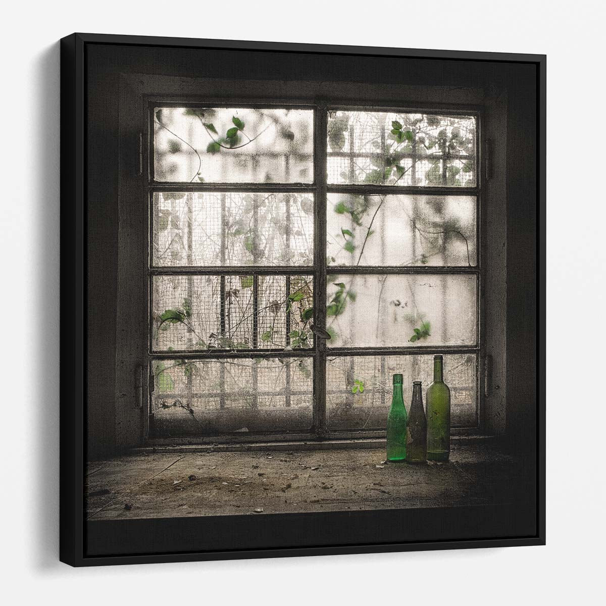 Serene Vintage Italian Window Still Life Photography Wall Art by Luxuriance Designs. Made in USA.