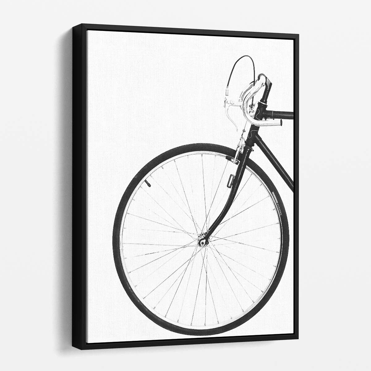 Monochrome Bicycle Still Life Photography by Kathrin Pienaar by Luxuriance Designs, made in USA