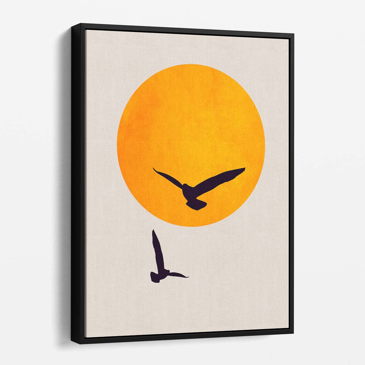 Bright Animal Illustration Kubistika's Birds in Sky on White by Luxuriance Designs, made in USA