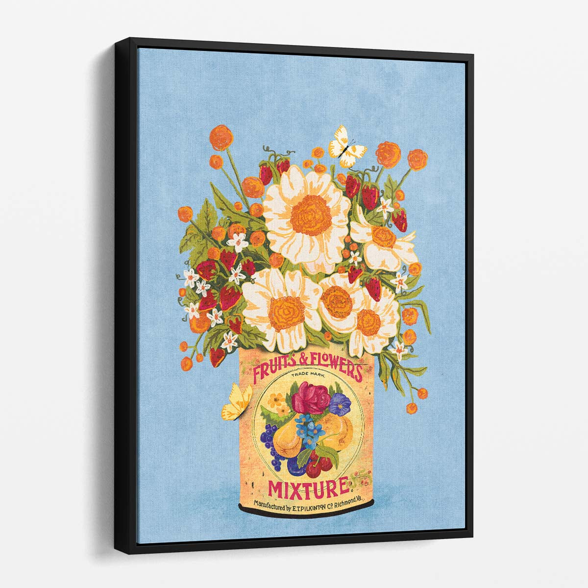 Vintage Botanical Floral Still Life Illustration by Raissa Oltmanns by Luxuriance Designs, made in USA