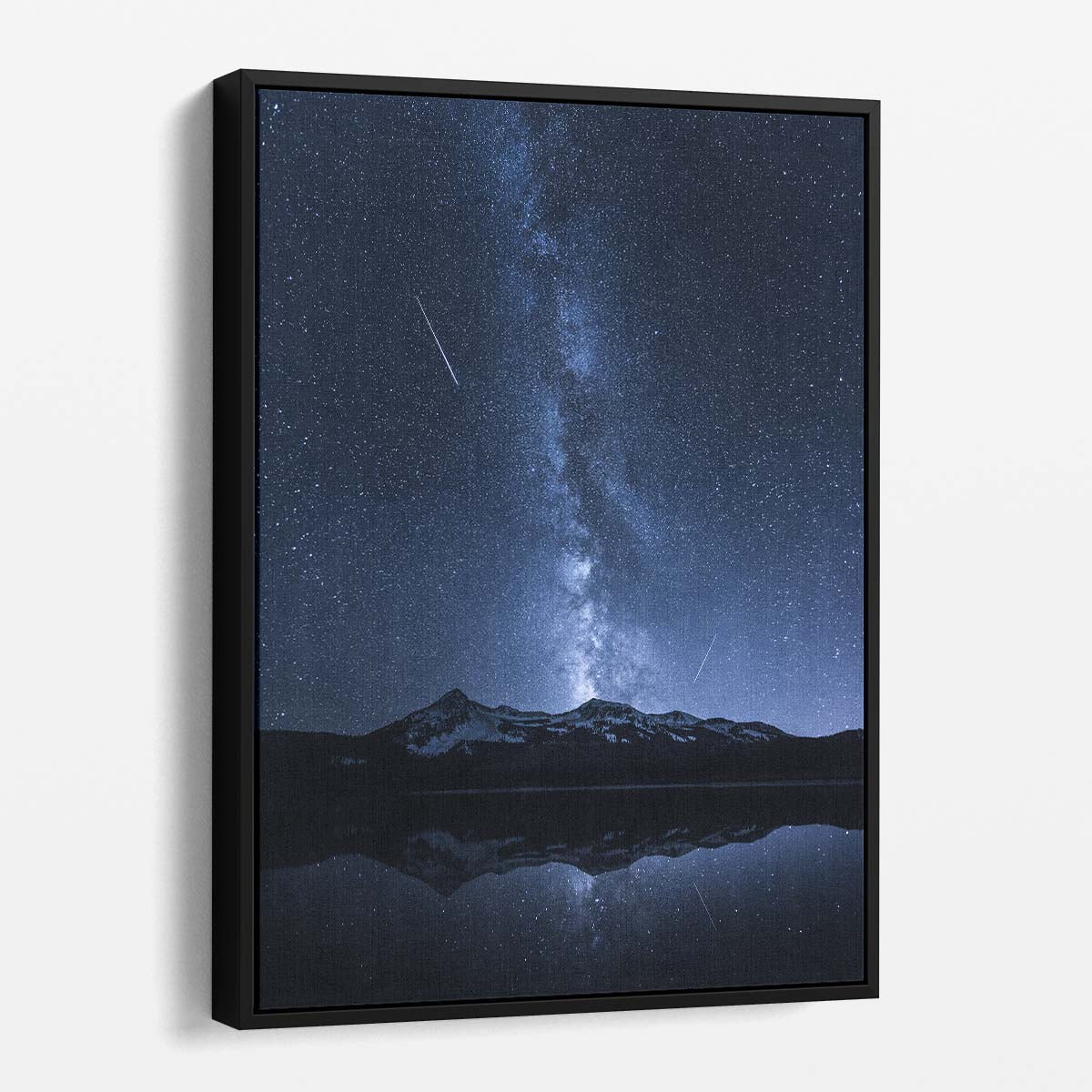 Starry Night Reflection Majestic Colorado Lake Astrophotography Art by Luxuriance Designs, made in USA