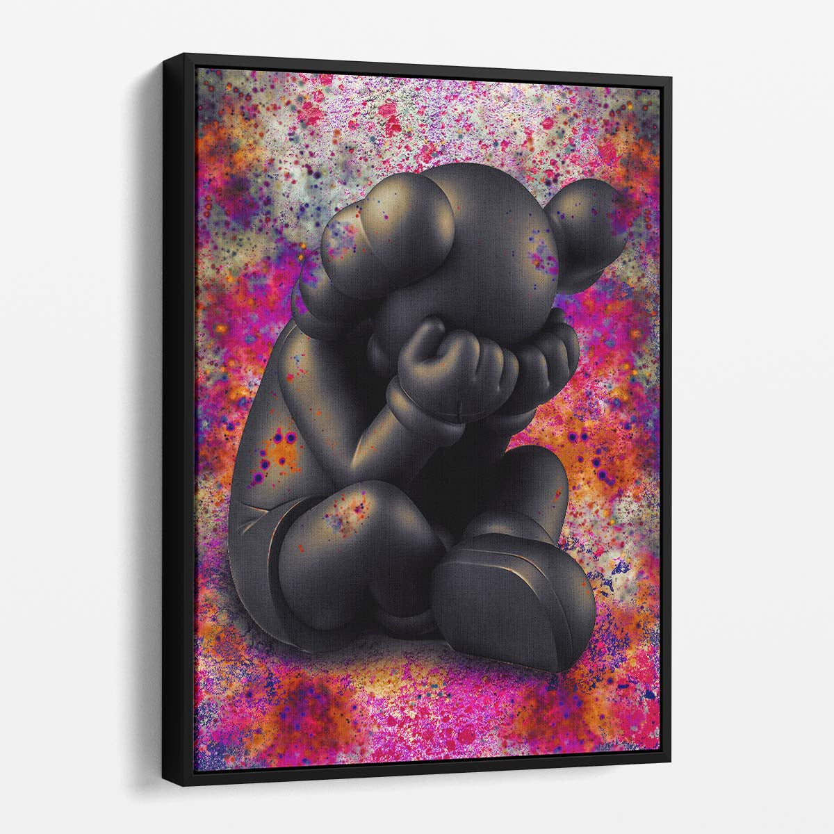 Kaws Separated Wall Art by Luxuriance Designs. Made in USA.