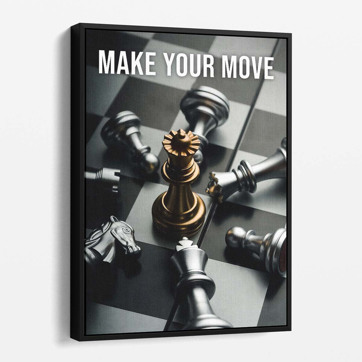 Make Your Move Wall Art by Luxuriance Designs. Made in USA.