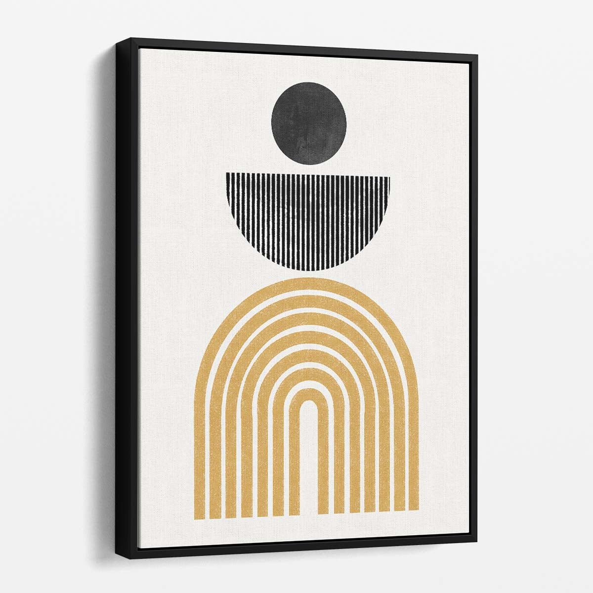 Mid-Century Geometric Abstract Illustration Art by MIUUS STUDIO by Luxuriance Designs, made in USA