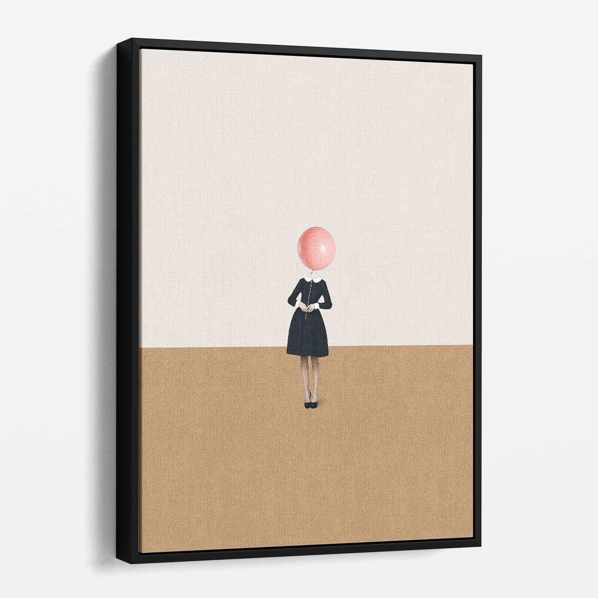 Mid-Century Surrealist Illustration 'Obvious Imperfections' by Maarten Leon by Luxuriance Designs, made in USA