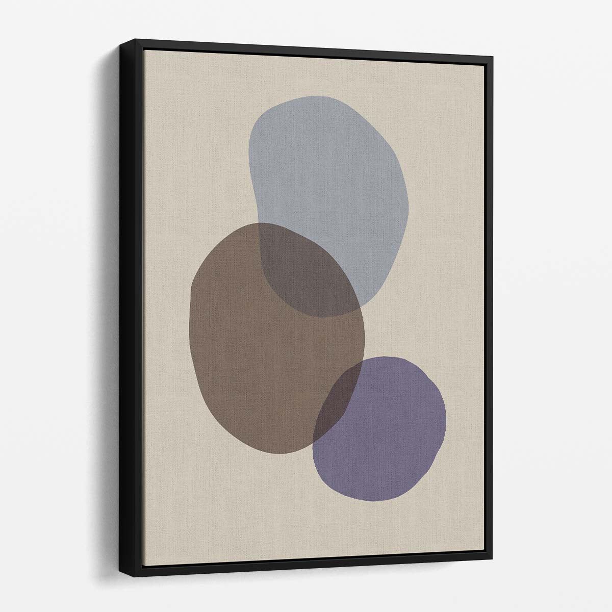 Minimalist Organic Geometry Abstract Illustration Wall Art by Luxuriance Designs, made in USA