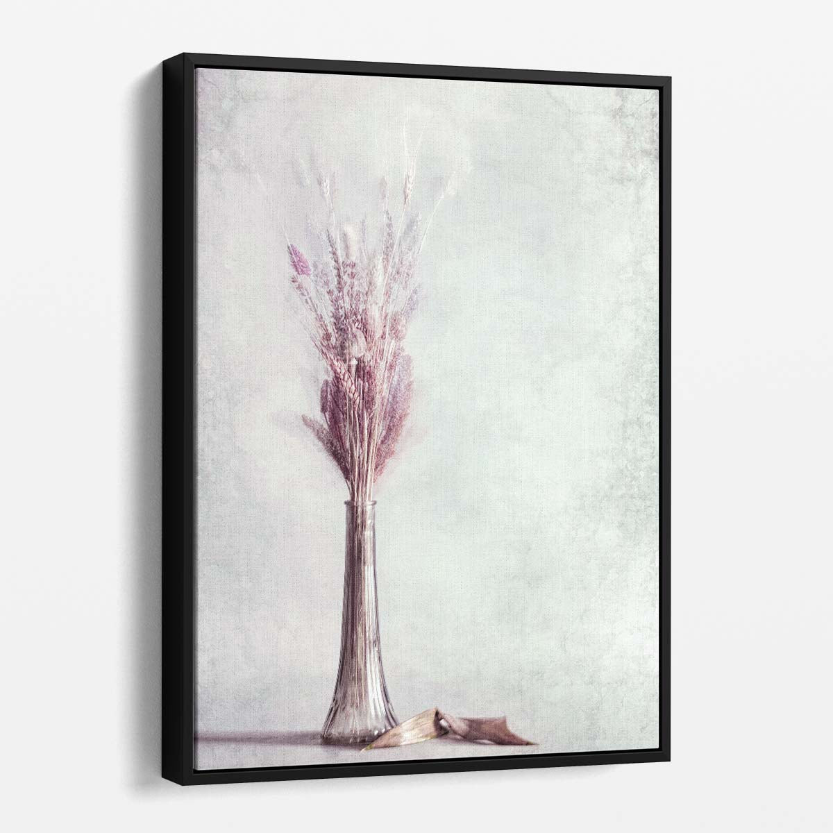 Botanical Photography Soft pink floral still life with creative double exposure by Luxuriance Designs, made in USA