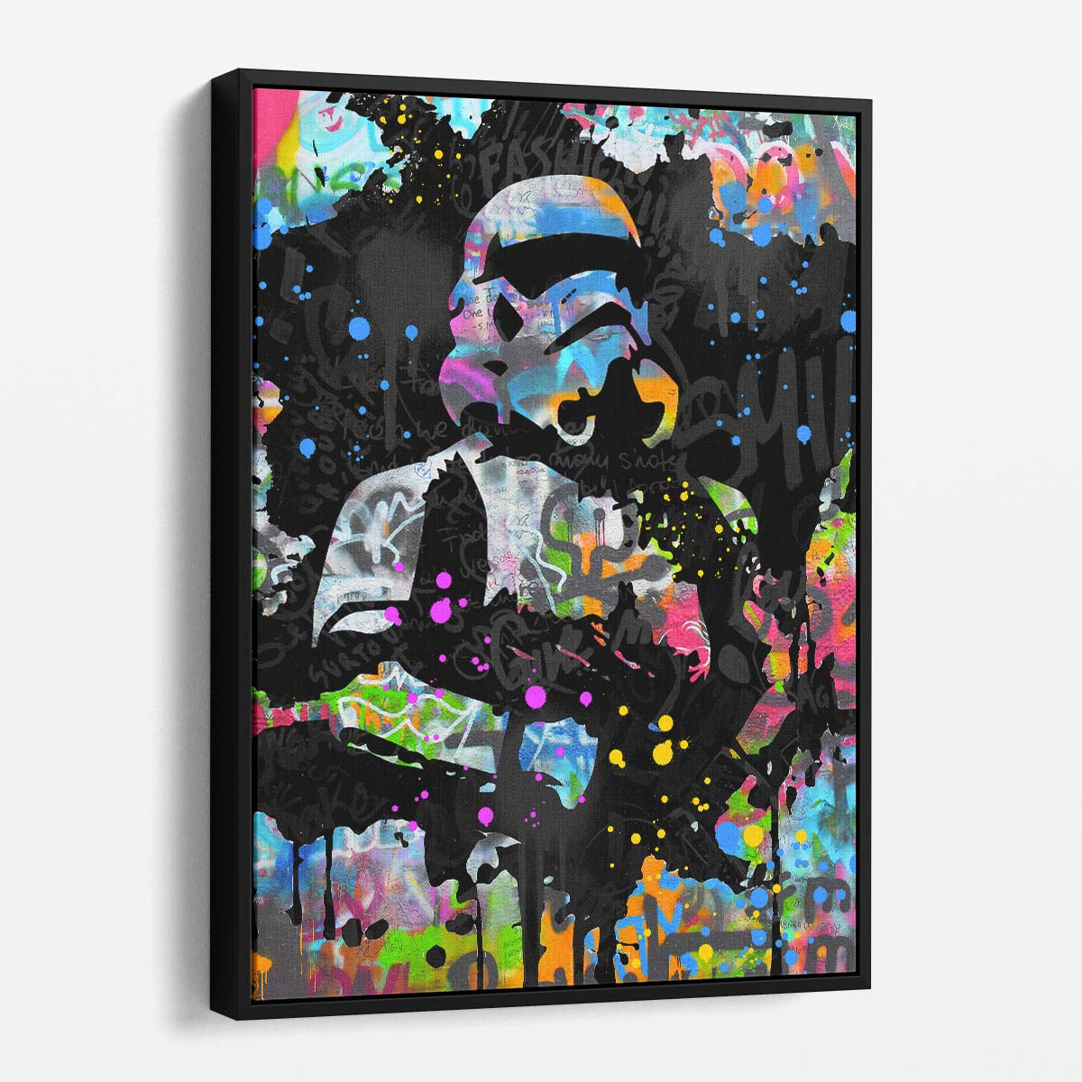 Storm Trooper Star Wars Graffiti Wall Art by Luxuriance Designs. Made in USA.