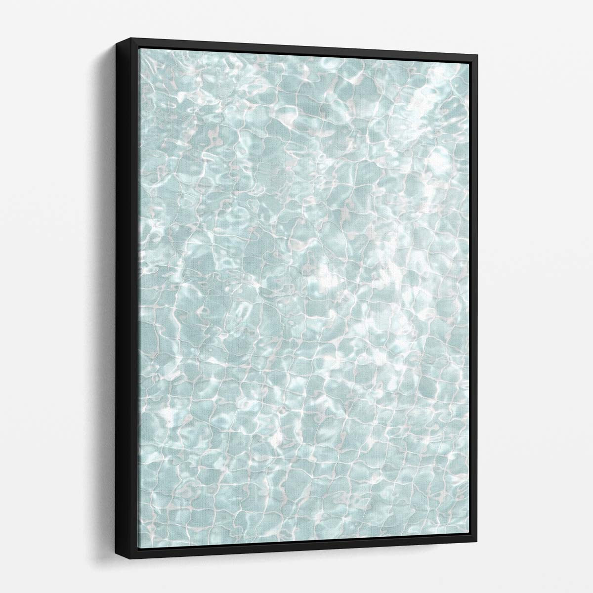 Abstract Swimming Pool Reflection Photography - Graphic Water Pattern Art by Luxuriance Designs, made in USA
